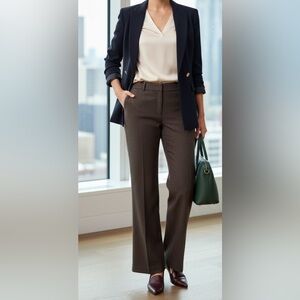 PANTS of Rafaella Brown Boot Cut Flare